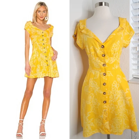 knee length dresses for ladies Free People Free-est Have A Thing For You Mini Dress  White Chocolate  Couture